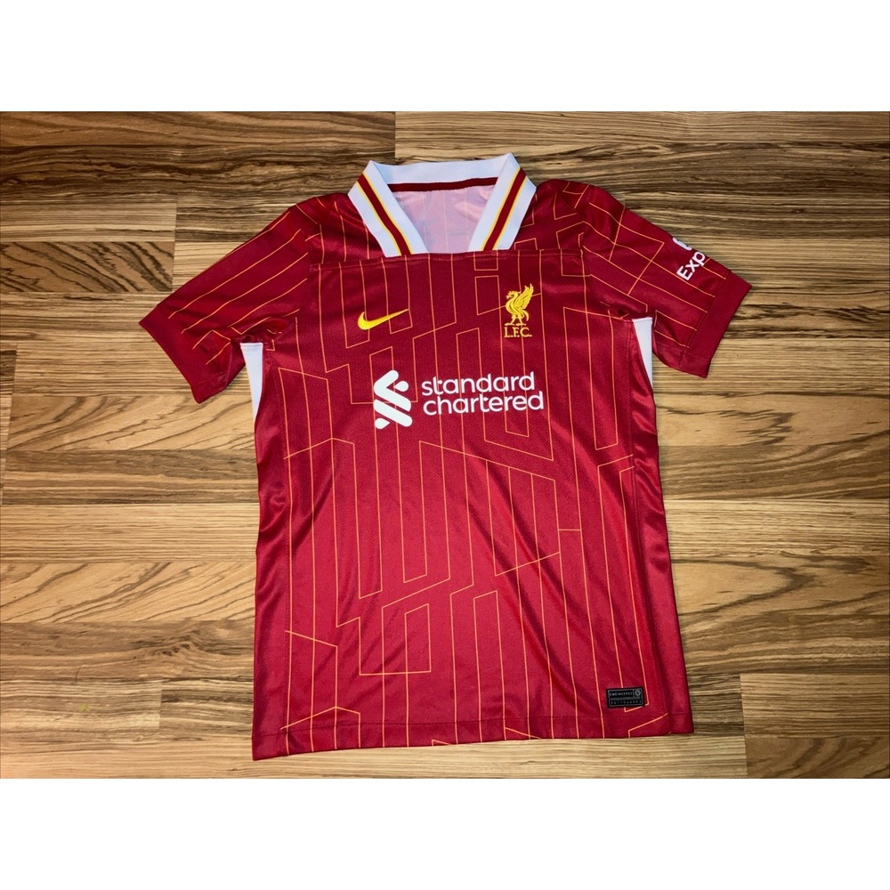 Liverpool Home Football Nike Dri-FIT Soccer Jersey Youth Size XL EUC